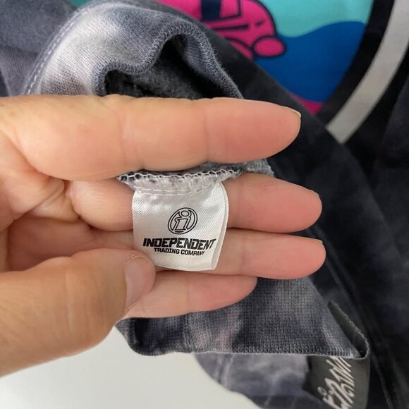 Pink Dolphin Mens Hoodie Size Small Multicolor Tie Dye Lighthouse Legendary - Picture 9 of 13